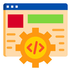 Setting flat style icon