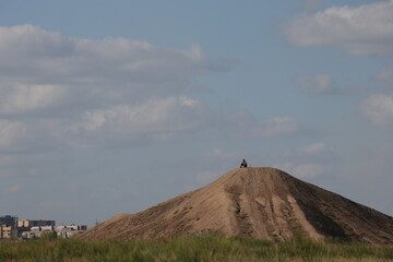 man on the hill
