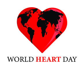 world heart day vector image