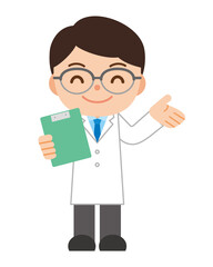 笑顔の医師 男性