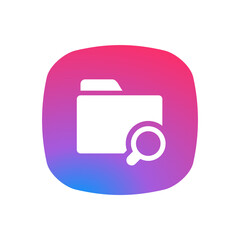 Search Folder - Sticker