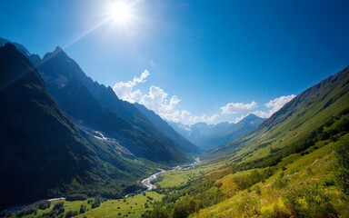 view of the mountains