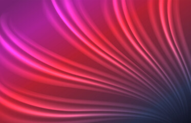 Obraz premium Purple, red vector background with smooth lines.