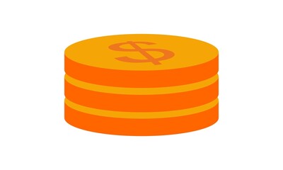 dollar coin vector