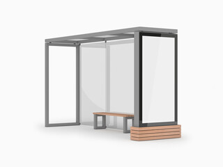 Bus Stop Advertising Mockup