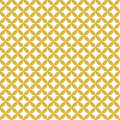 Vector gold geometric pattern. Abstract seamless pattern background.