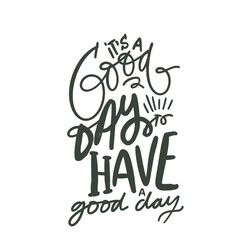 Fototapeta premium Positive quote. Hand lettering illustration for your design