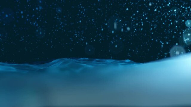 Underwater Scene, 3D Background Animation In Slow Motion