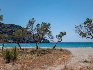 Fototapeta na wymiar Plakias beach. Crete island, Greece.