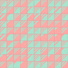 Fototapeta premium Abstract Geometric Pattern generative computational art illustration