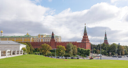 Fototapeta premium View of the Kremlin from the back side