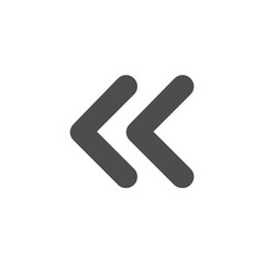 Obraz premium Back solid icon.