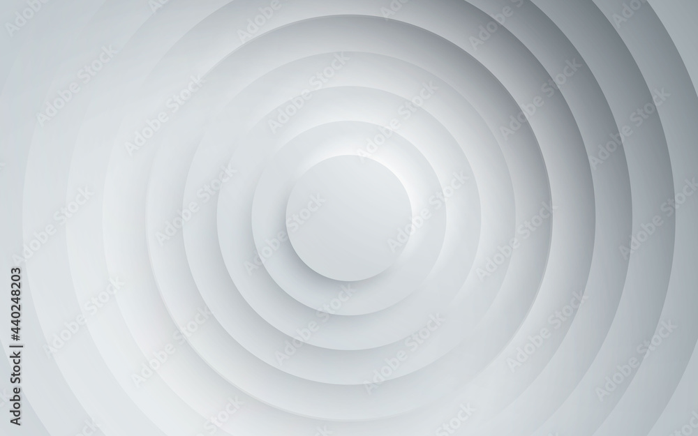 Poster abstract white background circle layers dimension