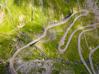 Transfagarasan Mountain Winding Road, Romanian Carpathians