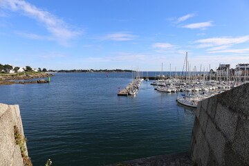 Fototapeta premium France Brittany, Concarneau, the closed city, jun 2021