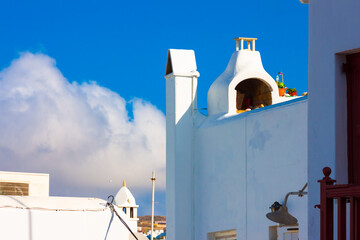Rooftop traditional BBQ Mykonos Island Greece cyclades - 440252680