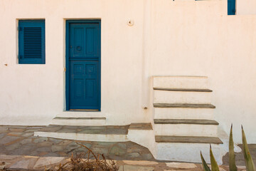 Steps to no where Mykonos Island Greece cyclades - 440252849