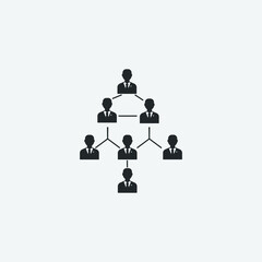 Connections vector icon illustration sign