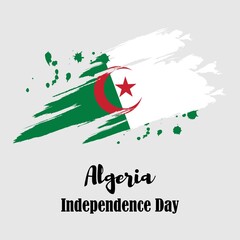 vector illustration for Algeria independence day