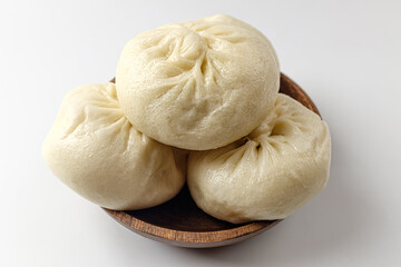 king dumplings on a white background