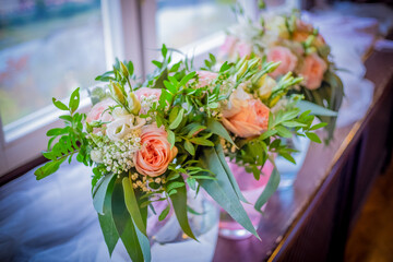 Wedding bouquet for bridesmaids.