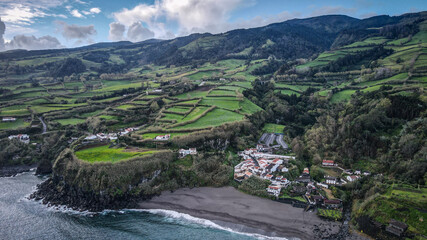 The landscape of Sao Miguel Island, The Azores