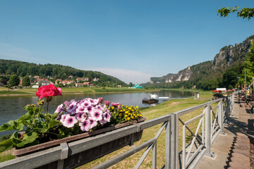 Kurort Rathen in der Sächsische Schweiz 