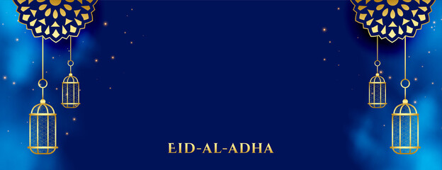 nice luxurious eid al adha festival banner design