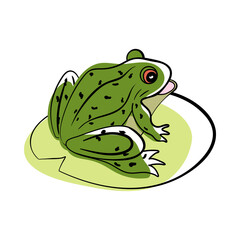Doodle Sketch Frog