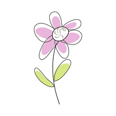 Doodle Sketch Flower