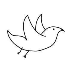 Doodle Sketch Bird