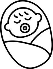 baby doodle icon