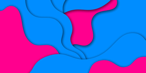 wave abstract art paper paper carving background paper layer 3d illustration