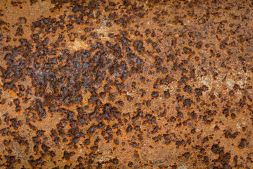 Grunge rusted metal texture, rust, and oxidized metal background. Old metal iron panel