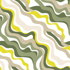 Seamless vector pattern with wavy lines