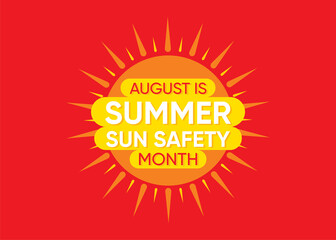 Summer sun safety month