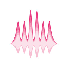 voice recognition, waves oscillating