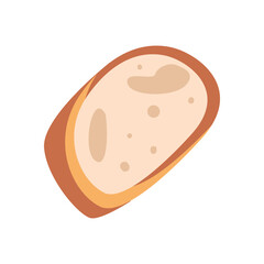 Isolated toast bread