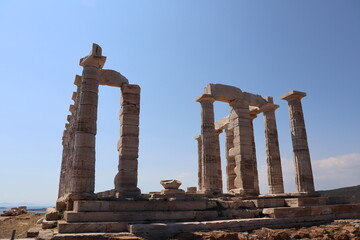 Tempio di Poseidone in Grecia