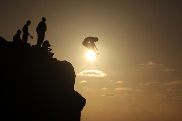 Silhouette of a person