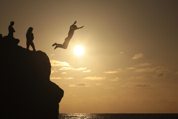 Silhouette of a person