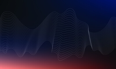 optical art abstract wave background design. Vector illustration. eps 10. sound wave.