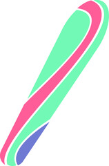 abstract exclamation shape random colorful blotch. Round Corners Organic Blotch of colorful shapes. Splat Drop of liquid fluid Pebble stone silhouette Ink stain irregular shape smooth Basic simple.