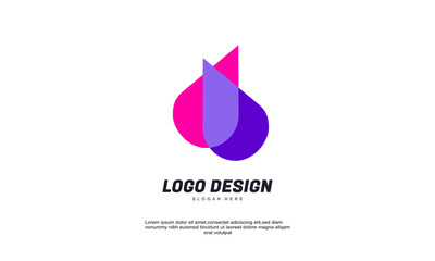 stock vector creative logo design for company and branding identity corporate technology design
