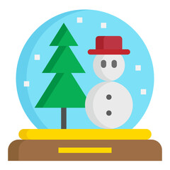 snow flat icon