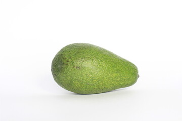 avocado on a white background