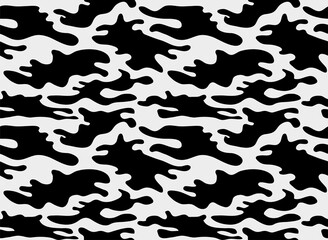 Seamless Classic Camouflage abstract pattern, Military Camouflage repeat pattern design for Army background, printing clothes, fabrics, sport t-shirts jersey, web banners, poster, cards and wallpaper