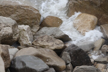 rocks in the water