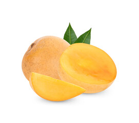 mango fruit isolated on white background