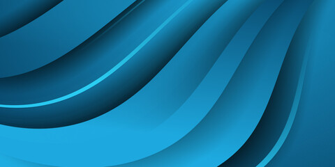 Fototapeta premium Dynamic vibrant colorful gradient blue wave 3d background. Abstract background with dynamic effect. Motion vector Illustration. Trendy gradients. Can be used for advertising, marketing, presentation.
